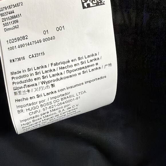 New HUGO BLUE Boss Dimu 242 Jogging Running Shorts 50511209 Black Size Medium M - Picture 4 of 4